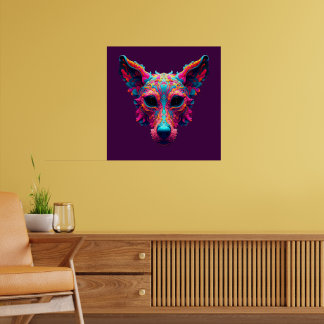 Psychedelic Best Friend - Dog Design T-shirt Poster