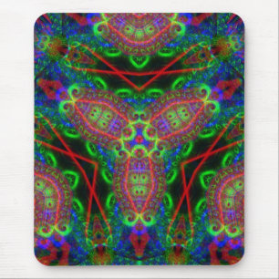 Psychedelic BlackLiTe Mouse Pad