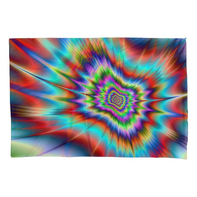 Psychedelic Blast Pillowcase (Front)