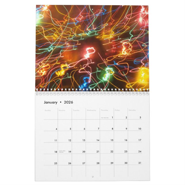 Psychedelic Blist Calendar (Jan 2026)