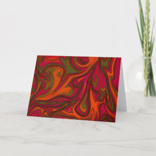 Psychedelic Bohemian Greeting Card All Occasion