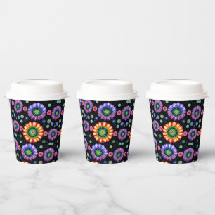 Psychedelic Burst Paper Cups