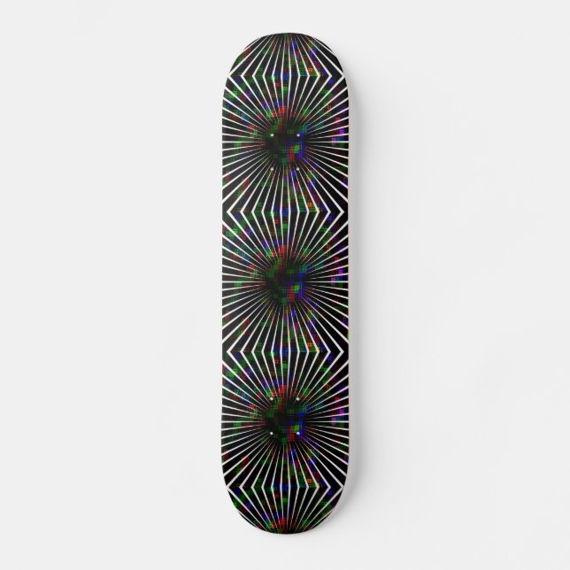 Psychedelic Burst Skateboard-Design 1 Skateboard (Front)