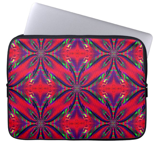 Psychedelic Butterflies.... Laptop Sleeve (Front)