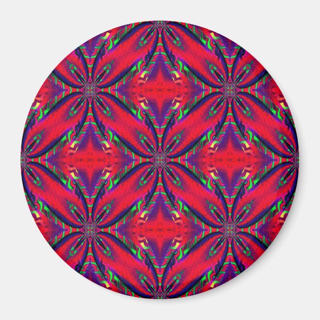 Psychedelic Butterflies... Magnet (Front)