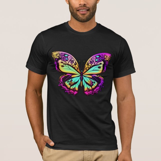 Psychedelic Butterfly T-Shirt (Front)