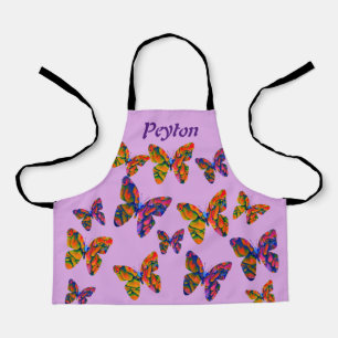 Psychedelic Butterfly with Personalisation Apron