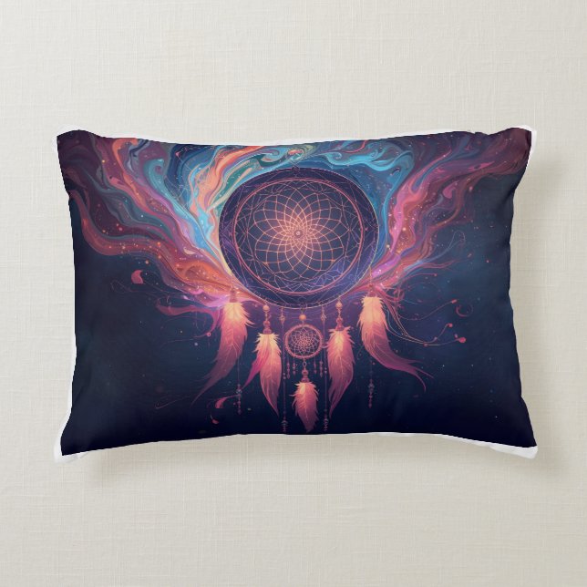 psychedelic camping cushiom decorative cushion (Front)