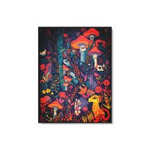 Psychedelic canvas print