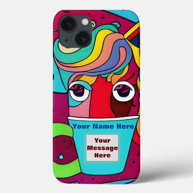Psychedelic  Case-Mate iPhone case (Back)