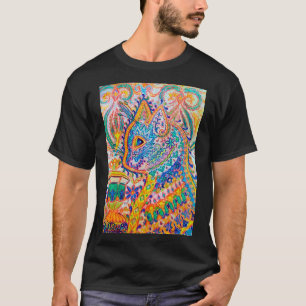 Psychedelic Cat, Louis Wain T-Shirt
