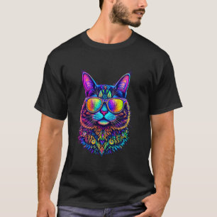 Psychedelic Cat T-Shirt