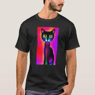psychedelic Cat T-Shirt