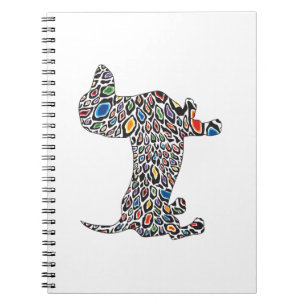 Psychedelic Cheetah Doxie Notebook