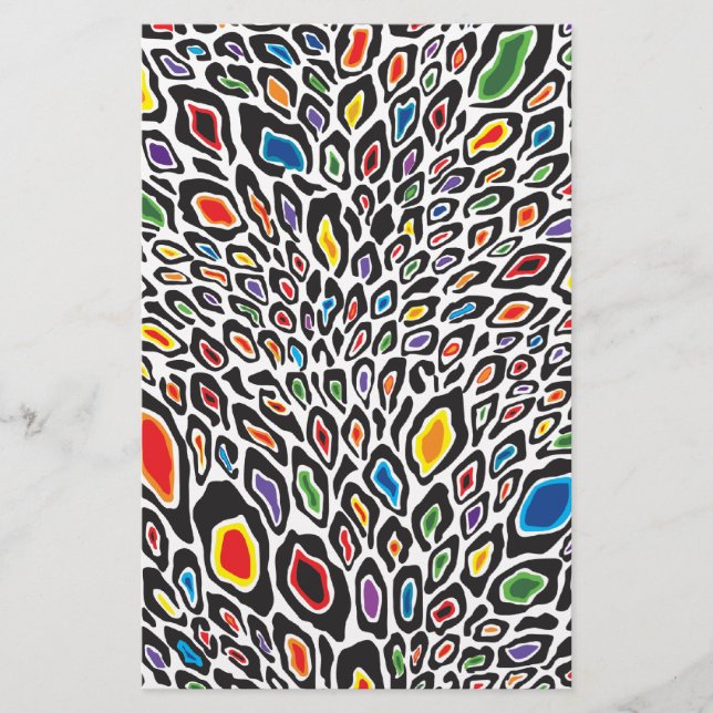 Psychedelic Cheetah Stationery (Front)