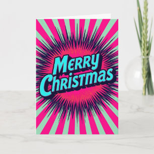 Psychedelic christmas card