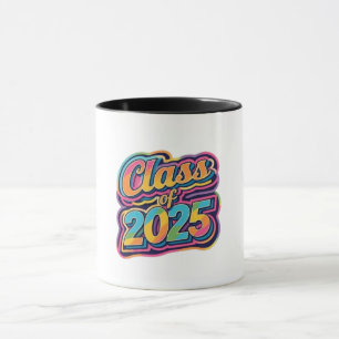  Psychedelic Class of 2025 Colourful Mug