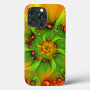 Psychedelic Colourful Modern Abstract Fractal Art iPhone 13 Pro Case