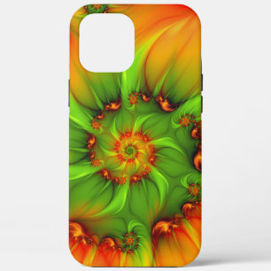 Psychedelic Colourful Modern Abstract Fractal Art iPhone 12 Pro Max Case