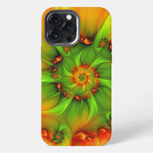 Psychedelic Colourful Modern Abstract Fractal Art iPhone 13 Pro Max Case