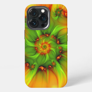 Psychedelic Colourful Modern Abstract Fractal Art iPhone 13 Pro Case