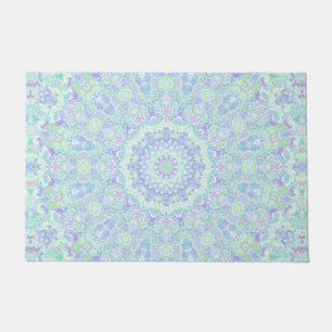 Psychedelic Colourful Ornate Hippie Mandala Doormat