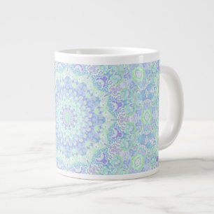 Psychedelic Colourful Ornate Hippie Mandala Large Coffee Mug