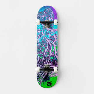 Psychedelic Colourful Skateboard