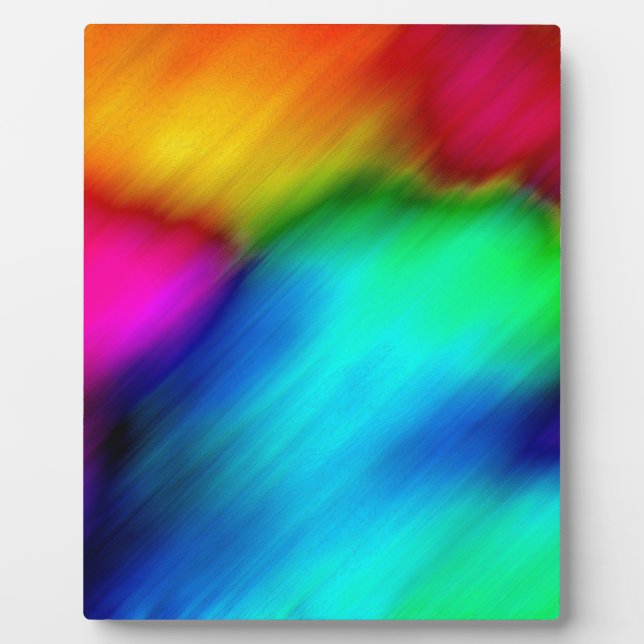 Psychedelic Colours Plaque (Front)