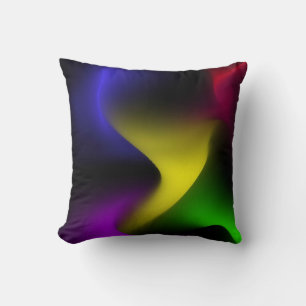 Psychedelic Dark Wave Cushion