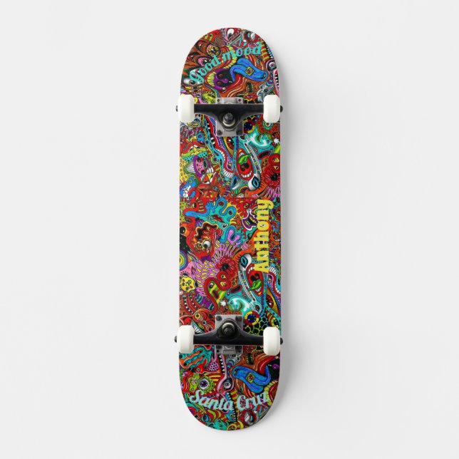 Psychedelic Deck for Skateboard (Front)