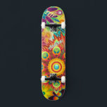 Psychedelic Deck for Skateboard<br><div class="desc">Psychedelic Deck for Skateboard.Make it your own by adding your text. To access advanced editing tools,  please go to "Personalize this template" and click on "Details",  scroll down and press the "click to customize further" link.</div>