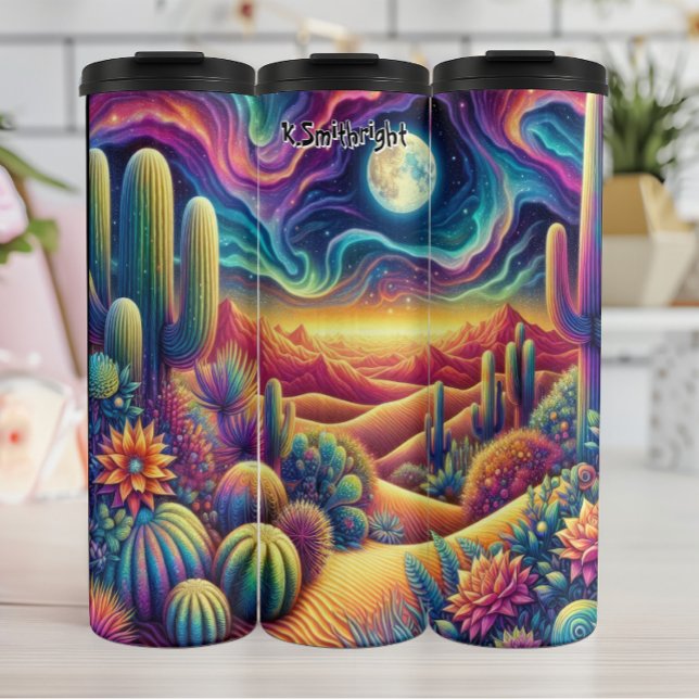 Psychedelic Desert Moonscape Thermal Tumbler (Creator Uploaded)