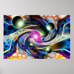 Psychedelic dimensions - print