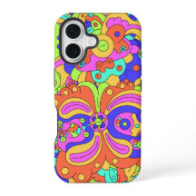 Psychedelic Distorted Faces iPhone / iPad case