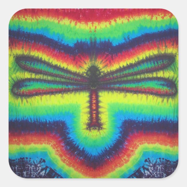 Psychedelic Dragonfly Sticker (Front)