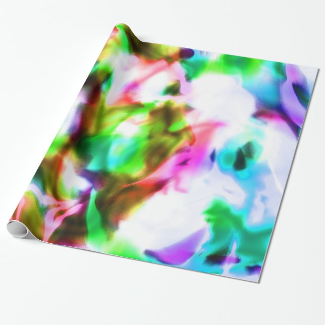 Psychedelic Dream Gift Wrap (Unrolled)