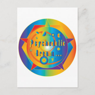 Psychedelic dream ... postcard