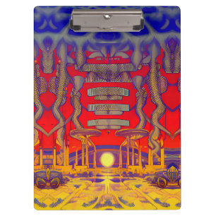 Psychedelic Dreamland Clipboard