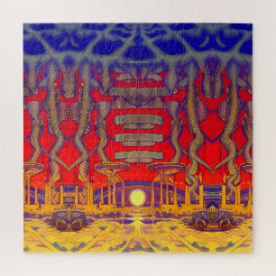 Psychedelic Dreamland Jigsaw Puzzle