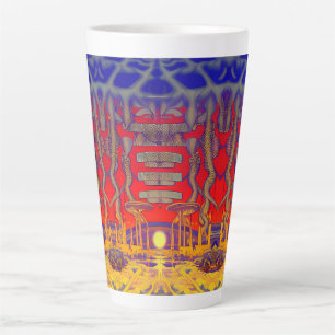 Psychedelic Dreamland Latte Mug