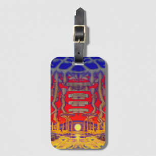 Psychedelic Dreamland Luggage Tag