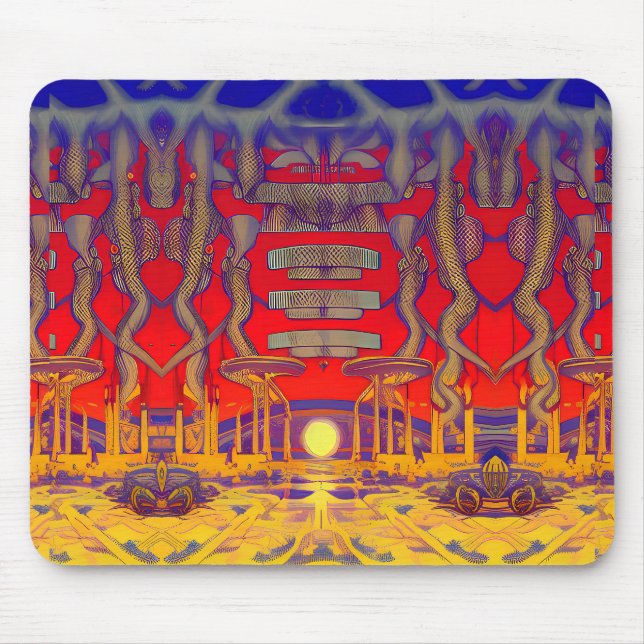 Psychedelic Dreamland Mouse Pad (Front)