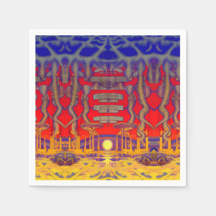 Psychedelic Dreamland Napkin