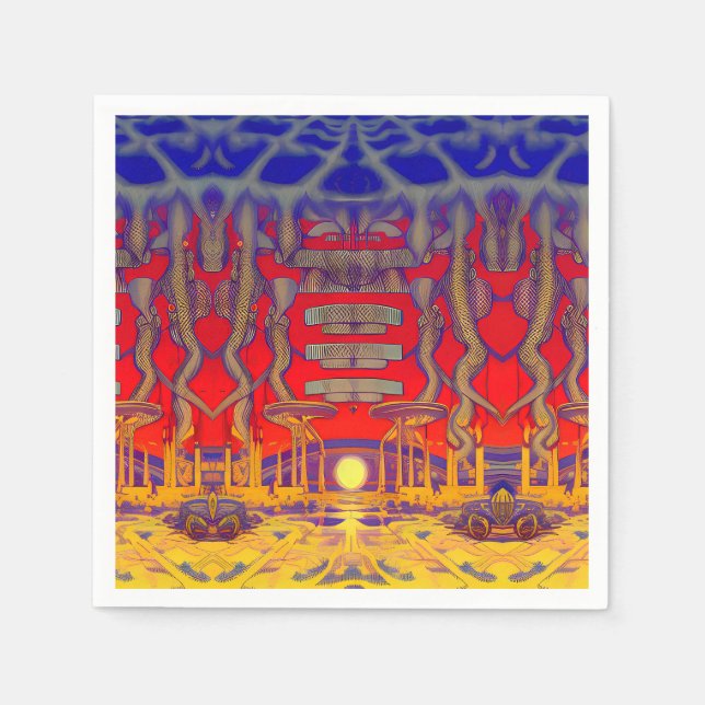 Psychedelic Dreamland Napkin (Front)