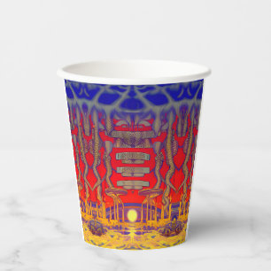 Psychedelic Dreamland Paper Cups