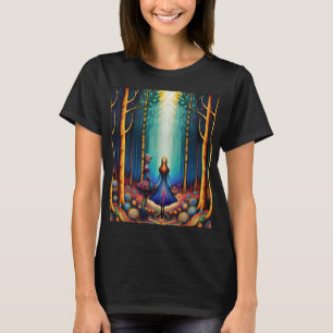 Psychedelic Dreams into the Woods Art T-Shirt