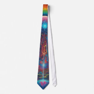 Psychedelic Dreamscape Tie