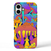 Psychedelic Drippy Mushroom iPhone / iPad case