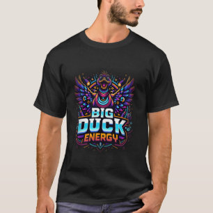 Psychedelic Duck Energy BDE Rave Essential EDM Fit T-Shirt